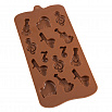 Форма силиконовая для шоколада "Музыкант" 21,5*10,5 см, 14 ячеек фото 2