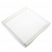 Коробка для печенья 25*25*3 см, белая с прозрачной крышкой, 50 шт фото 1
