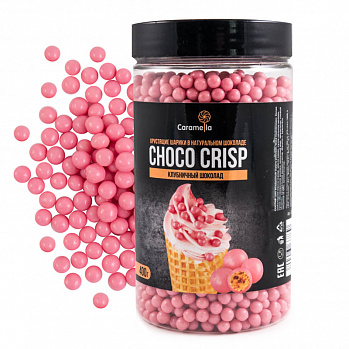 Шарики Caramella Choco Crisp "Клубничный шоколад", 400 гр