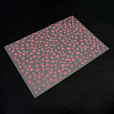 Переводной лист для шоколада Розовый Цветы Микс, 21*30 см фото 1