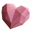Форма для муссовых тортов Сердце Оригами 19 см, Silikolove фото 2
