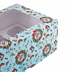 Коробка для 6 капкейков "Счастливого рождества", с окном фото 3