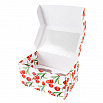 Коробка для 2 капкейков "Красные тюльпаны", с окном фото 2