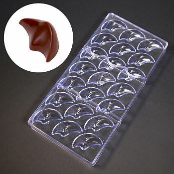 Форма для шоколада (поликарбонат) LOBULO, Bake ware, 21 ячейка