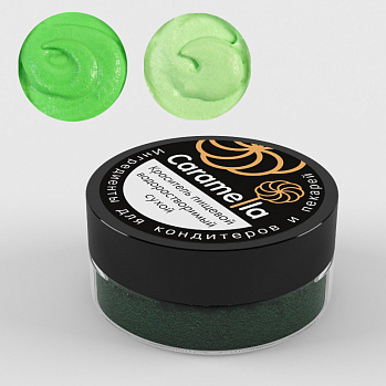 Краситель сухой водорастворимый Caramella Зеленый 20 гр