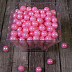 Сахарные шарики Розовые перламутровые 10 мм, 50 гр фото 1