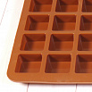 Форма силиконовая для шоколада "Кубики" 33*22, 77 ячеек фото 4