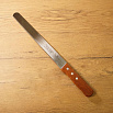 Нож для бисквита с узкими зубчиками 25 см лезвие, дерев. ручка фото 1