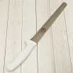 Нож для бисквита 25 см, пластиковая ручка, широкие зубчики фото 1