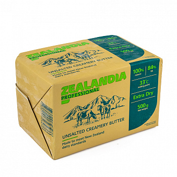 Масло сливочное ZEALANDIA 84%, 500 г