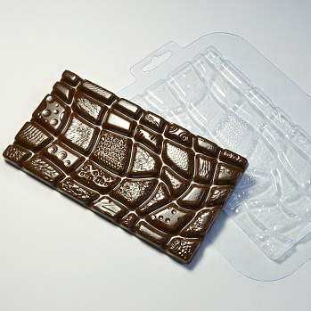 Форма для шоколада "Плитка Супермикс", пластик