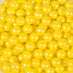 Сахарные шарики Желтые перламутровые 10 мм, 50 гр фото 2