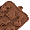Форма силиконовая для шоколада "Музыкант" 21,5*10,5 см, 14 ячеек фото 3