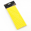 Палочки бумажные Желтая в Белый горох 200*6 мм, 25 шт фото 2