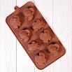 Форма силиконовая для шоколада "Детская" 20*10,5 см, 8 ячеек фото 1