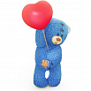 Форма 3D "Медвежонок стоит с шариком сердечком ", пластик фото 2