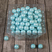 Сахарные шарики Голубые перламутровые 10 мм, 50 гр фото 1
