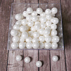 Сахарные шарики Белые перламутровые 10 мм New, 50 гр фото 1