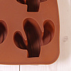 Форма силиконовая для шоколада "Кактусы" 22*11, 8 ячеек фото 2