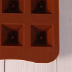 Форма силиконовая для шоколада "Пирамидки" 20*10 см, 15 ячеек фото 3