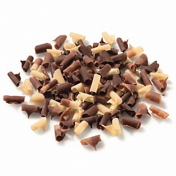 Шоколадная стружка мраморная Barry Callebaut, 1 кг (CHX-BS-22282E0-07B)