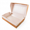 Коробка крафт с окном 20*12*4 см (tabox1000), 100 шт. фото 2