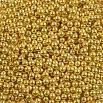Сахарные шарики золотые 5 мм, 50 грамм фото 2