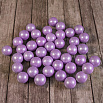 Сахарные шарики Фиолетовые перламутровые 12 мм New, 50 гр фото 2