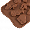 Форма силиконовая для шоколада "Музыкант" 21,5*10,5 см, 14 ячеек фото 4