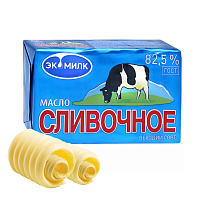 Масло сливочное Экомилк 82,5%, 450 гр