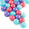 Сахарные шарики голубые/красные/фиолетовые 12 мм, 50 гр фото 1