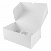 Коробка для капкейков 6 ячеек, Белая фото 2