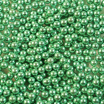 Сахарные шарики зеленые 4 мм, 1 кг (пакет)