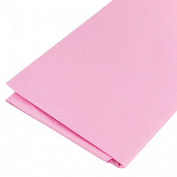 Бумага тишью светло-розовый, 50 см х 66 см, 10 листов