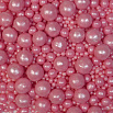 Посыпка микс из рисового драже в глазури "Розовый жемчуг" (105), 50 гр фото 1
