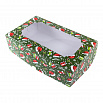 Коробка для зефира "Рождественское ассорти" с окном 25*15*7 см фото 1