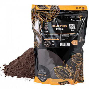 Какао порошок B.Callebaut Черный, жирн.12%, 1 кг