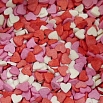 Посыпка кондитерская "Сердечки красные/розовые/белые" 7 мм, 0,75 кг фото 1