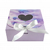 Коробка для 9 конфет с разделителями "Лавандовая фантазия" с лентой, 11*11*5 см фото 2