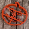 Вырубка для пряника с оттиском "Тыква хэллоуин"  пластик, 11 см фото 4