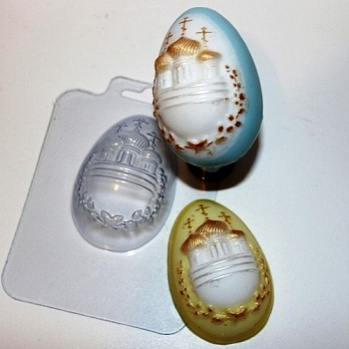 Форма пластиковая "Яйцо-купола"