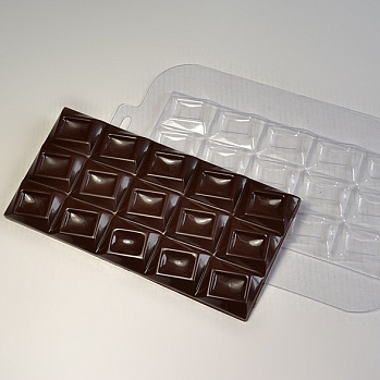 Форма для шоколада "Плитка Люкс", пластик