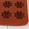 Форма силиконовая для шоколада "Клевер на счастье" 20,5*10,5 см, 15 ячеек фото 3
