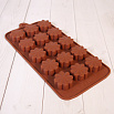 Форма силиконовая для шоколада "Клевер на счастье" 20,5*10,5 см, 15 ячеек фото 2