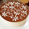 Трафарет для торта "Венок снежинки", 24 см фото 3