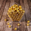 Сахарные шарики Золотые 7 мм, 1 кг (пакет) фото 2