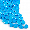 Посыпка кондитерская 3D Сердечки голубые перламутровые, 50 гр фото 1