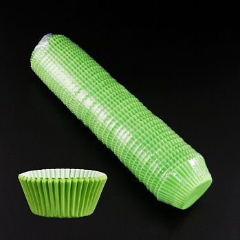 Капсулы бумажные Зеленые 50*30 мм, 1000 шт