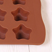 Форма силиконовая для шоколада "Звезды" 20*10 см, 15 ячеек фото 3