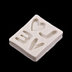 Силиконовый молд "Love с сердцем" 5,5*4,5 см фото 4